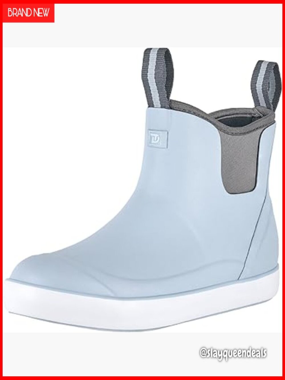 Waterproof Neoprene Rain Boots Anti-Slip Outdoor Work Shoes Size 6-11